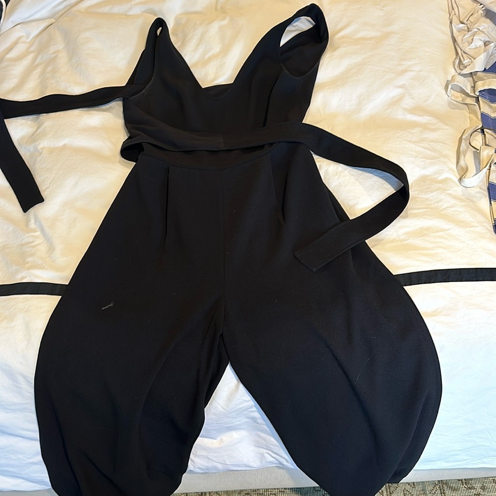 Club Monaco Torela Wide leg jumpsuit with wrap top, size 4 worn once
